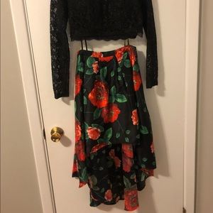 formal high low dress